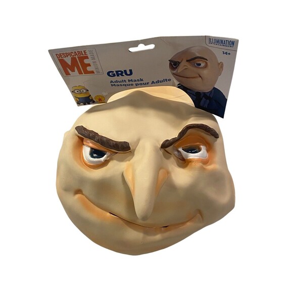 Despicable Me Gru Oversized Rubber Mask Universal Studios Halloween 2016 - NWT - Picture 1 of 9